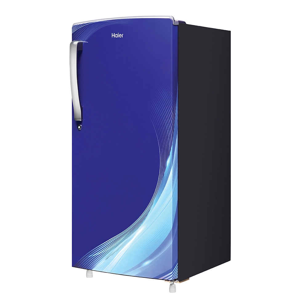 Haier 185L 2 Star Direct Cool Single Door Refrigerator with Toughened Glass Shelf - HRD-2062CMB-N